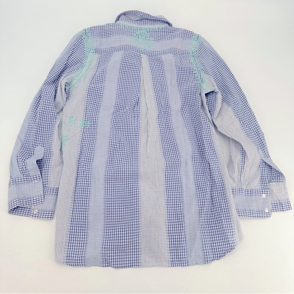 Sundance Cotton Embroidered Button Down Shirt Blouse Size Small - Picture 3 of 3